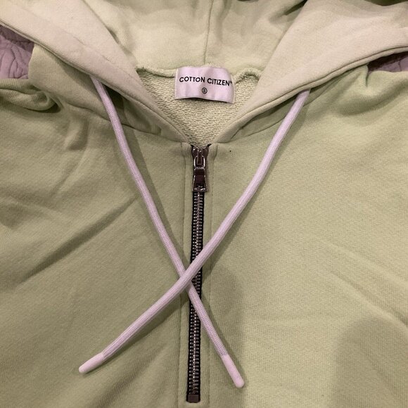 Cotton Citizen Set 0913 Green Sweatpants XS Hoodie S Women’s Elastic Waist USA - Picture 15 of 16